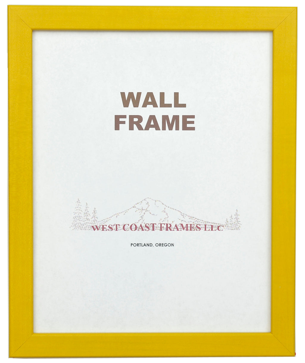 72027 - 3/4" Yellow MDF Picture Frame - Clear Glass