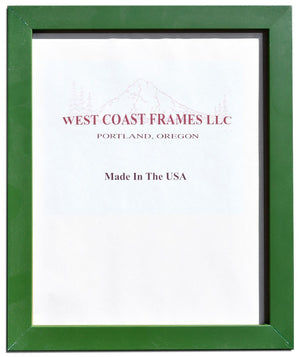 Wood Picture Frames -  Multiple Colors - Clear Glass