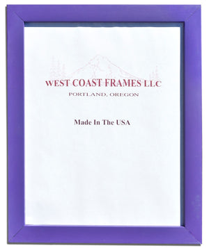 Wood Picture Frames -  Multiple Colors - Clear Glass