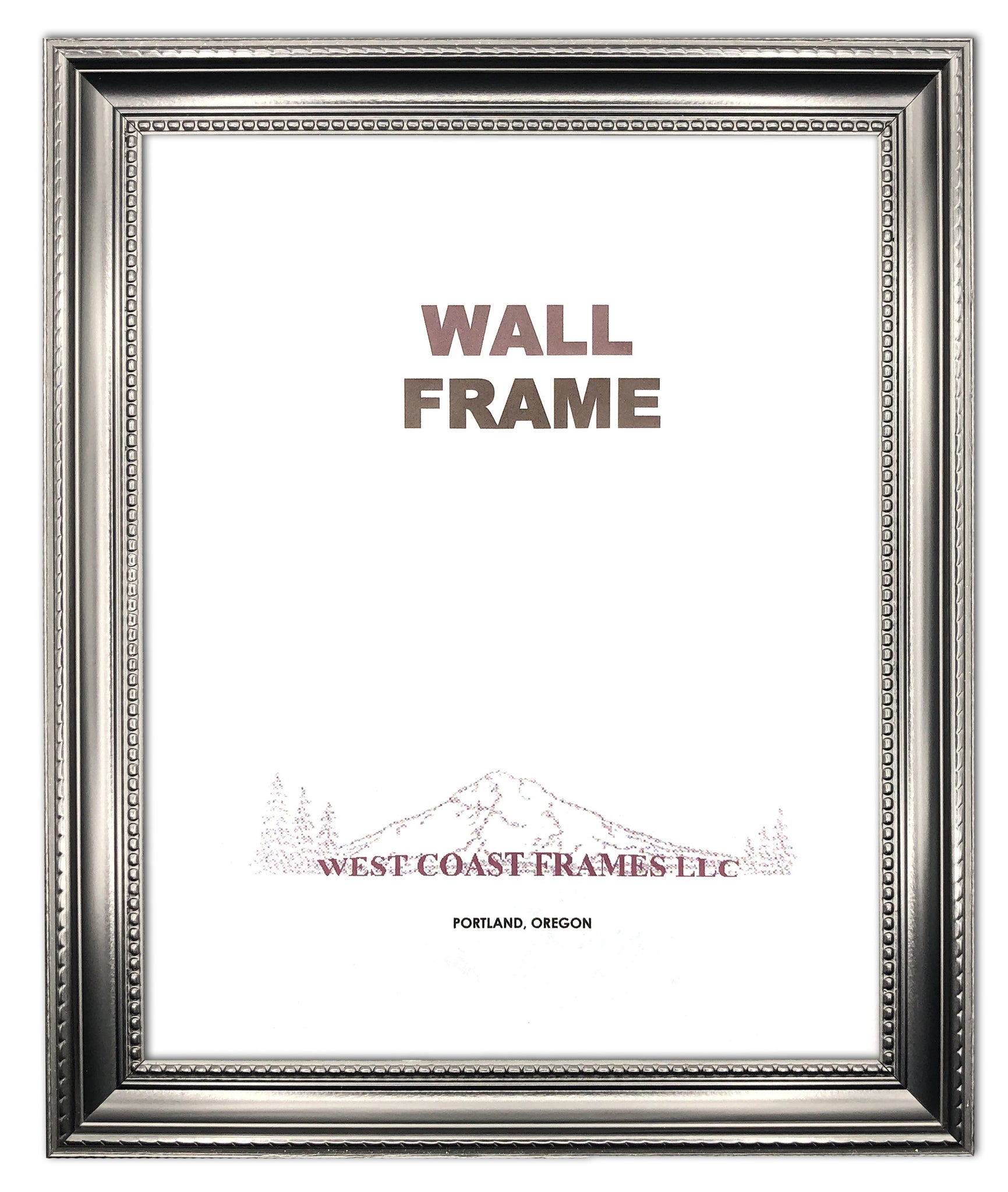 Beaded Picture Frame -  Antique Gold 645GL or Black 645BK with Clear Glass