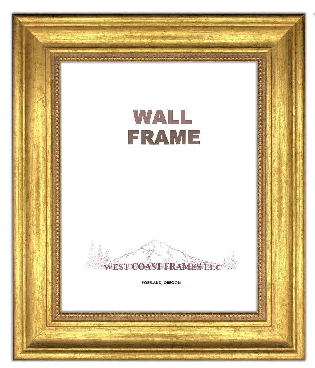 Picture Frame Antique Style with beads - Gold 225G, Silver 225S